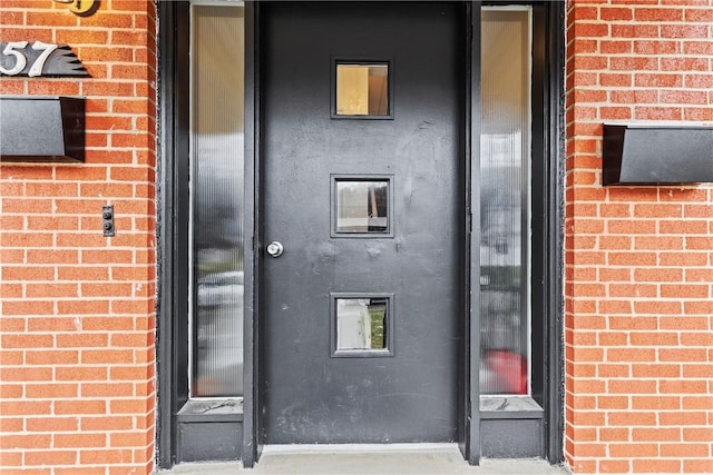 257 Noble Ave, Crafton, PA 15205 - property entrance featuring brick siding