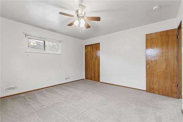 257 Noble Ave, Crafton, PA 15205 - carpeted spare room featuring ceiling fan, baseboards, and a smoke detector