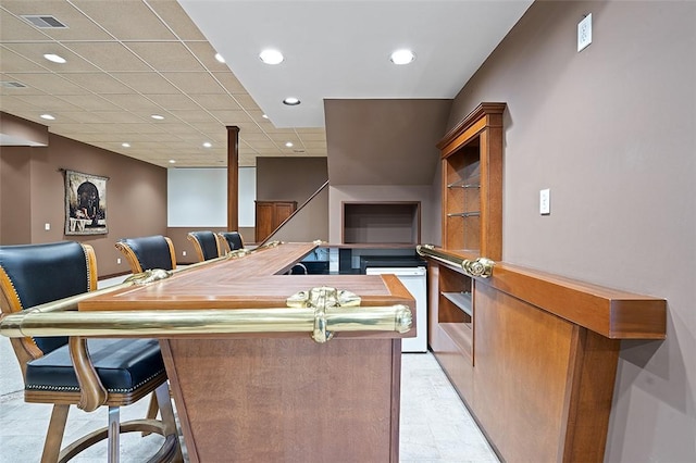 3702 Millstone Ct, Murrysville, PA 15668 - bar area with recessed lighting