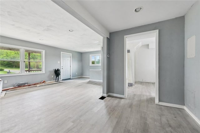 920 W 4th Ave, Derry Twp, PA 15627 - foyer with wood finished floors, baseboards, and recessed lighting
