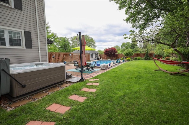120 S Shenango St, Mercer Boro Mer, PA 16137 - view of yard featuring a hot tub