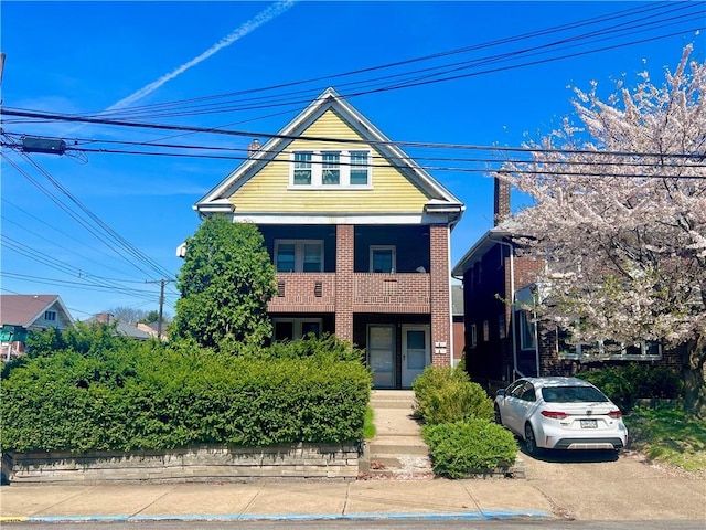 7437-7439 Schoyer Ave, Swissvale, PA 15218 - view of front of house featuring brick siding