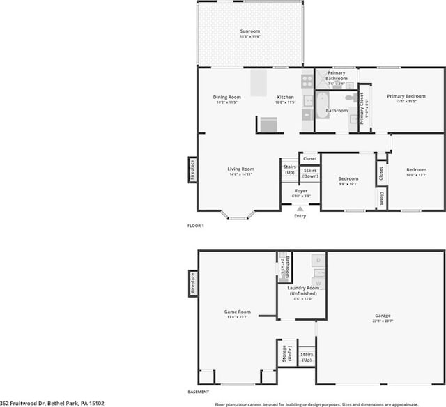 362 Fruitwood Dr, Bethel Park, PA 15102 - property floor plan
