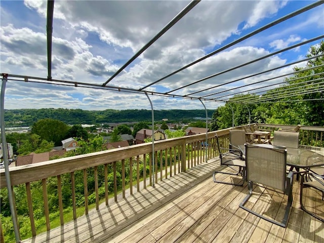403 Virginia Ave, Harmony Twp Bea, PA 15003 - deck with outdoor dining area