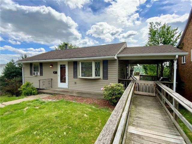 403 Virginia Ave, Harmony Twp Bea, PA 15003 - ranch-style home featuring a front lawn