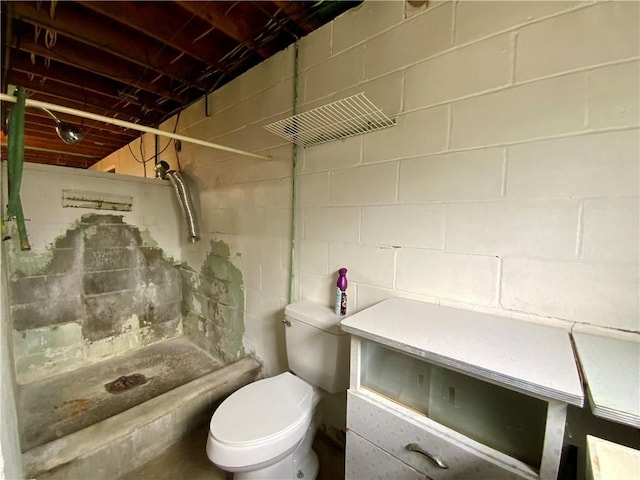 403 Virginia Ave, Harmony Twp Bea, PA 15003 - bathroom featuring a stall shower and toilet