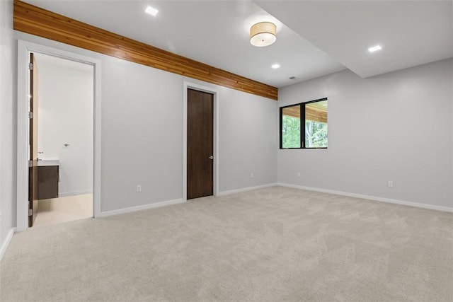 409 Fox Chapel Rd, Fox Chapel, PA 15238 - unfurnished bedroom featuring light carpet, baseboards, and ensuite bathroom