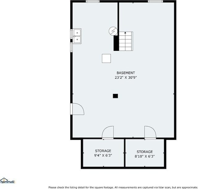 947 Pine St, Ambridge, PA 15003 - floor plan / room layout