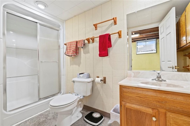 128 Wise Rd, City Of But Se, PA 16002 - full bathroom with a shower stall, toilet, and vanity