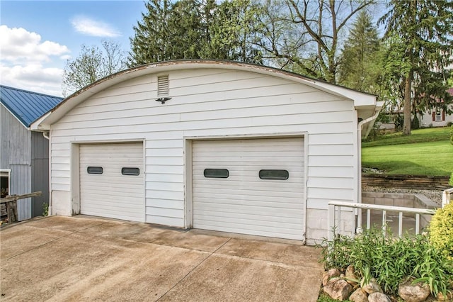 601 Depot St, Jamestown, PA 16134 - view of detached garage