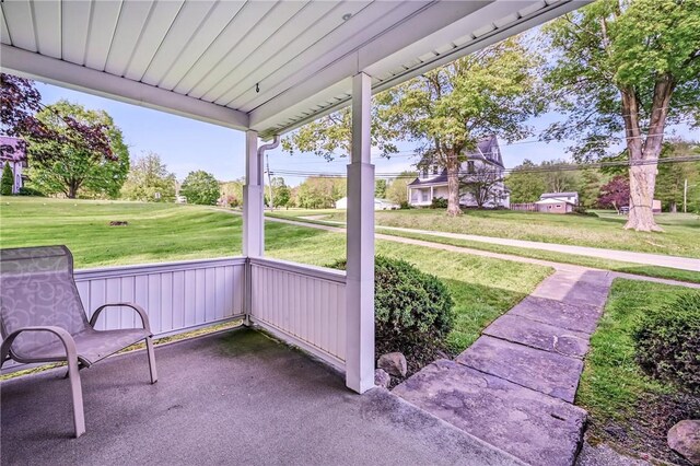 601 Depot St, Jamestown, PA 16134 - view of unfurnished sunroom