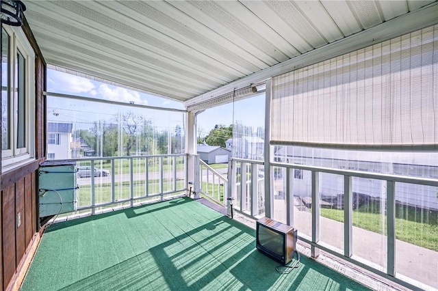 601 Depot St, Jamestown, PA 16134 - view of unfurnished sunroom
