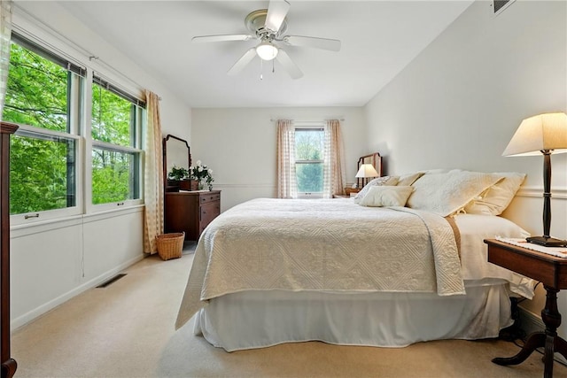 3080 Eldogor Ln, Neshannock Twp, PA 16105 - bedroom featuring carpet and a ceiling fan