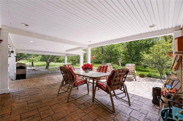 3080 Eldogor Ln, Neshannock Twp, PA 16105 - view of patio / terrace with outdoor dining area