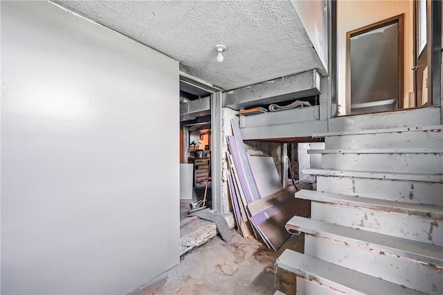 13035 State Highway 618, Conneaut Lake Cra, PA 16316 - stairway with unfinished concrete flooring