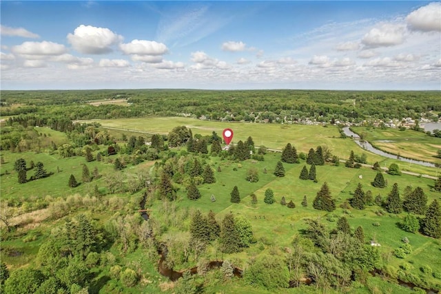 13035 State Highway 618, Conneaut Lake Cra, PA 16316 - aerial view of property and surrounding area featuring a heavily wooded area