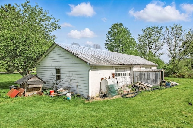 13035 State Highway 618, Conneaut Lake Cra, PA 16316 - view of outbuilding featuring oil tank
