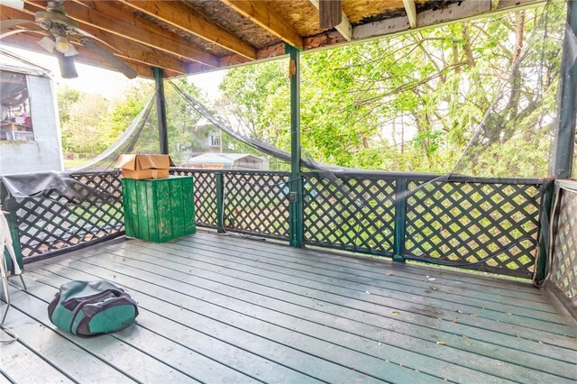 2605 Fayette St, Mckeesport, PA 15132 - view of wooden deck