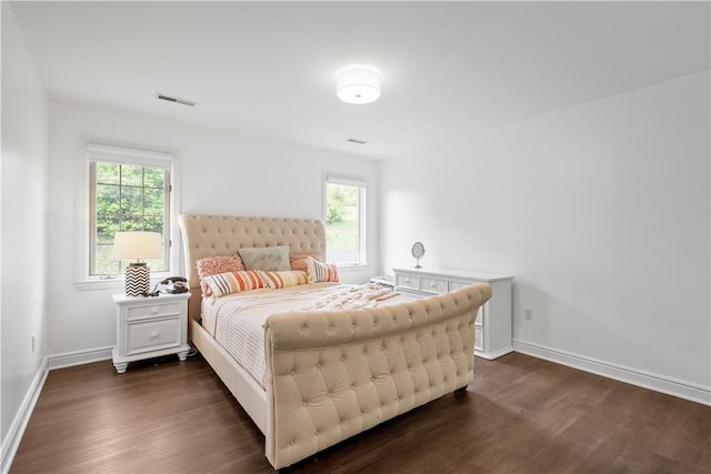 323 Snowberry Cir, Peters Twp, PA 15367 - bedroom with dark wood-style flooring and baseboards