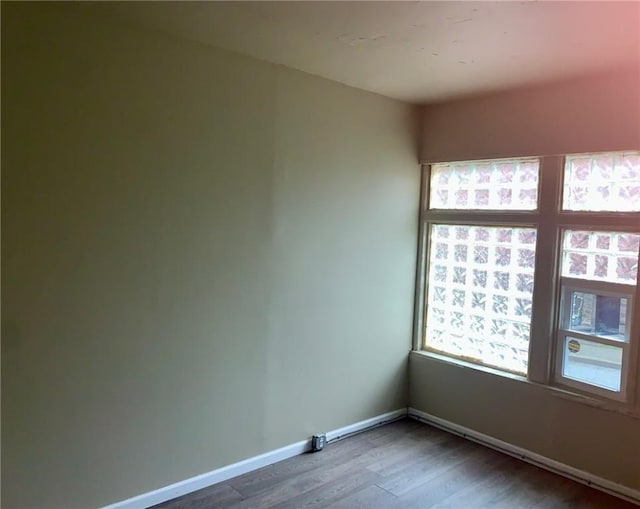 601 N Ave, Wilkinsburg, PA 15221 - spare room with wood finished floors and baseboards
