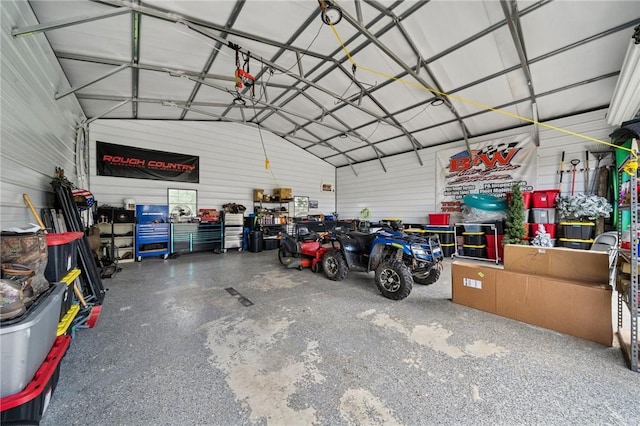 136 Isabella St, Derry Twp, PA 15717 - garage featuring metal wall