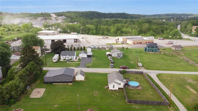 136 Isabella St, Derry Twp, PA 15717 - aerial view of property's location with a heavily wooded area