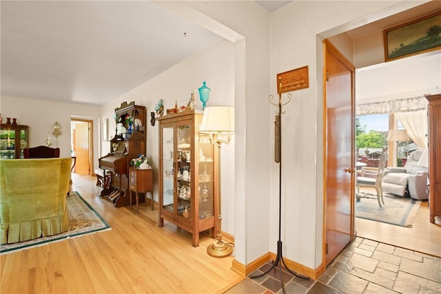 865 W Sanner St, Somerset Boro, PA 15501 - entrance foyer featuring baseboards and wood finished floors