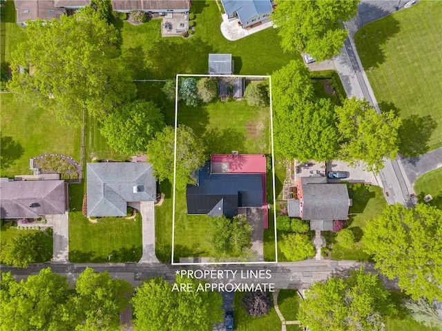 865 W Sanner St, Somerset Boro, PA 15501 - aerial perspective of suburban area featuring property parcel outlined