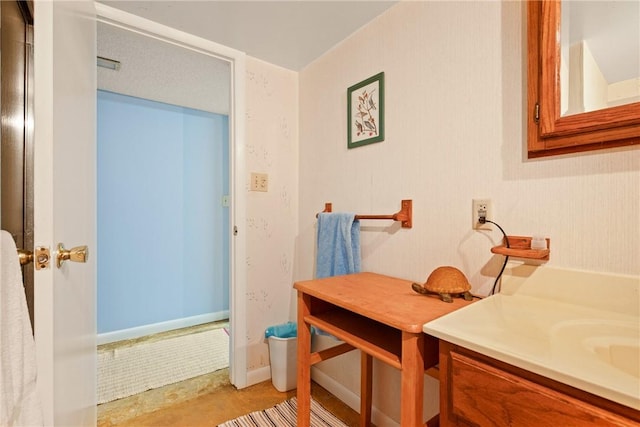 865 W Sanner St, Somerset Boro, PA 15501 - bathroom featuring vanity and baseboards