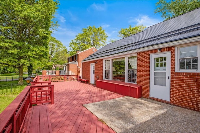 865 W Sanner St, Somerset Boro, PA 15501 - view of wooden deck