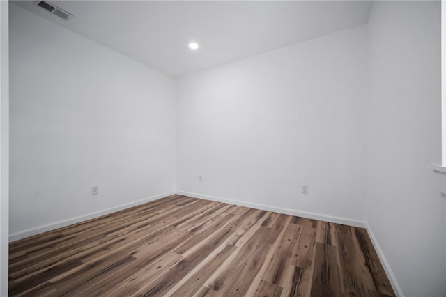 103 Depot St, Midway, PA 15060 - empty room with wood finished floors, baseboards, and recessed lighting
