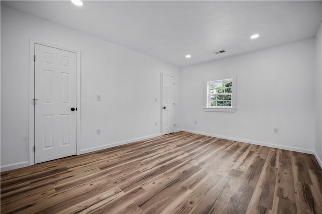 103 Depot St, Midway, PA 15060 - spare room featuring wood finished floors, recessed lighting, and baseboards
