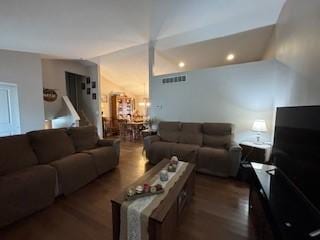 518 Equestrian Way, Mount Pleasant Twp Wml, PA 15666 - living area featuring wood finished floors, a chandelier, and recessed lighting