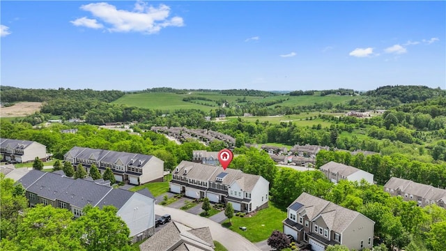 2282 Flint Dr, South Strabane, PA 15301 - aerial perspective of suburban area