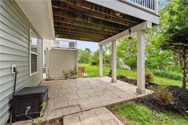 2282 Flint Dr, South Strabane, PA 15301 - view of patio with a balcony