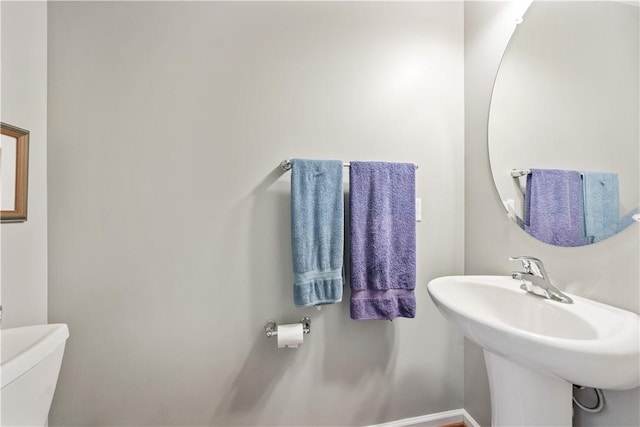 2282 Flint Dr, South Strabane, PA 15301 - half bath with toilet and a sink