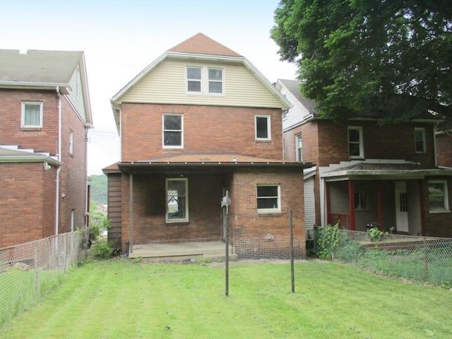 1528 Beaver Rd, Ambridge, PA 15003 - rear view of property featuring brick siding