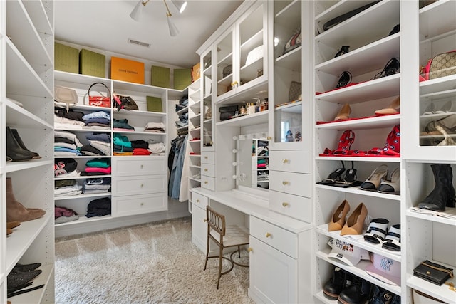 506 Villa Dr, Peters Twp, PA 15367 - spacious closet featuring light carpet and ceiling fan