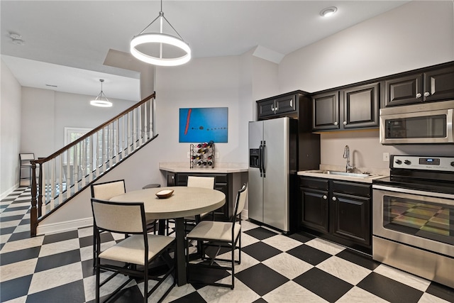 506 Villa Dr, Peters Twp, PA 15367 - dining area with light floors and stairs