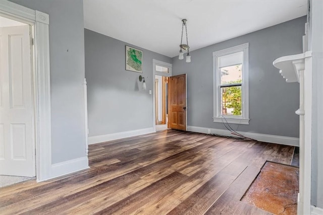 5 Rio Vista St, West Newton, PA 15089 - unfurnished dining area featuring wood finished floors and baseboards