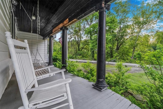 5 Rio Vista St, West Newton, PA 15089 - view of wooden porch