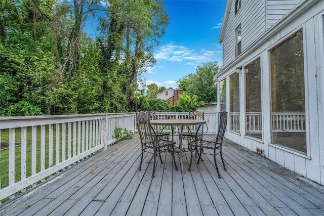 5 Rio Vista St, West Newton, PA 15089 - wooden terrace featuring outdoor dining space