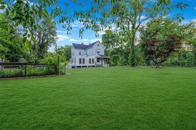 5 Rio Vista St, West Newton, PA 15089 - view of grassy yard featuring a wooden deck