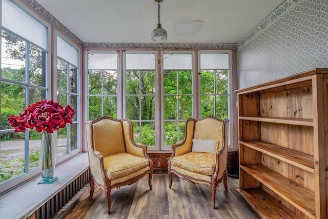 5 Rio Vista St, West Newton, PA 15089 - sunroom with healthy amount of natural light, wood finished floors, and wallpapered walls