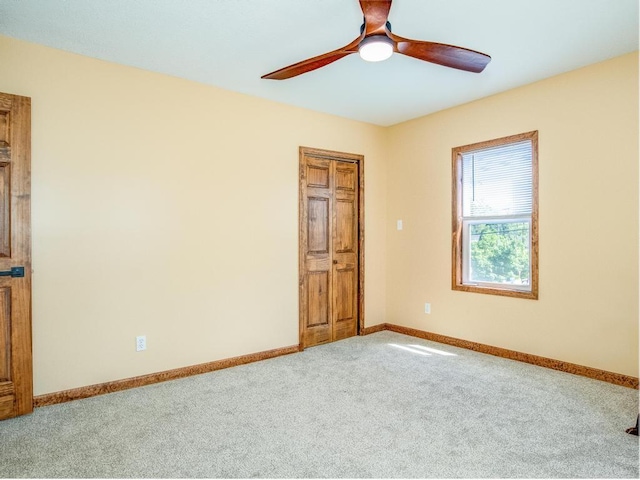 28 Line Ave, Ellwood City Law, PA 16117 - unfurnished room with ceiling fan, carpet floors, and baseboards