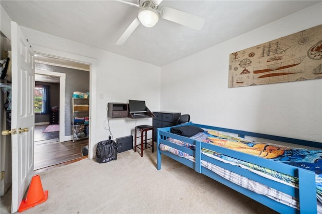 121 N Lehigh St, Munhall, PA 15120 - bedroom featuring carpet floors and a ceiling fan