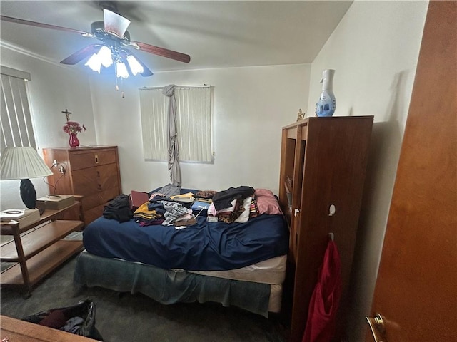 217 Meadow Ave, Charleroi Boro, PA 15022 - bedroom featuring a ceiling fan and carpet floors