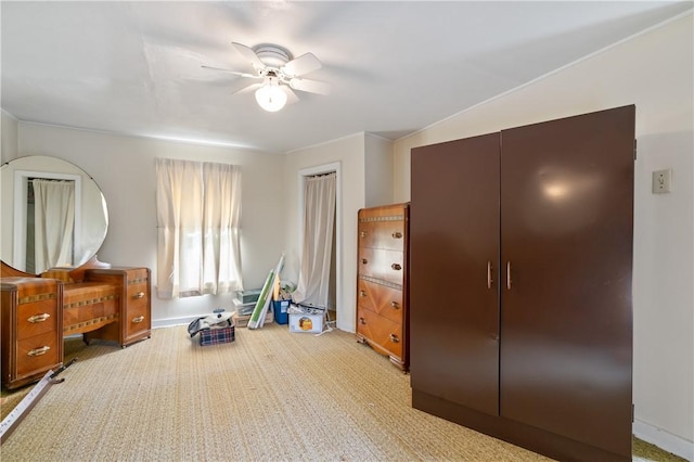 2265 State Route 982, Mount Pleasant Twp Wml, PA 15666 - bedroom featuring baseboards, light colored carpet, and ceiling fan