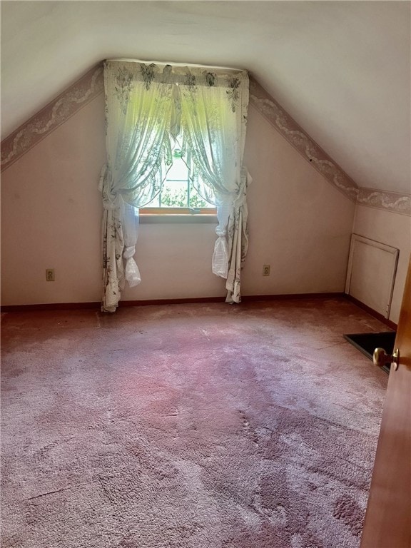 535 Glen Shannon Dr, Castle Shannon, PA 15234 - additional living space featuring lofted ceiling and carpet