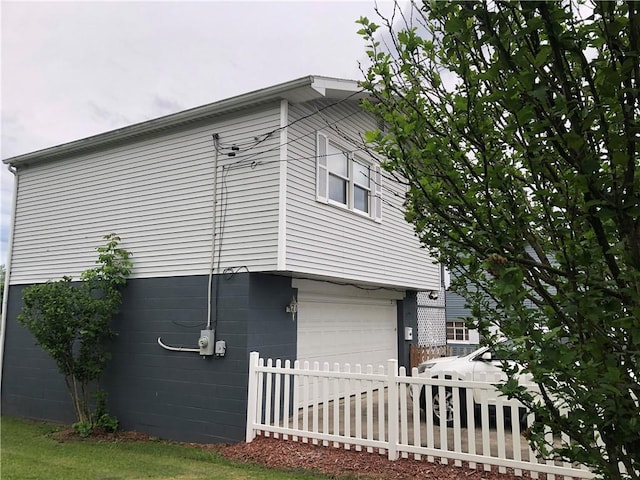 1 S Main St, Fairchance, PA 15437 - view of side of home with an attached garage